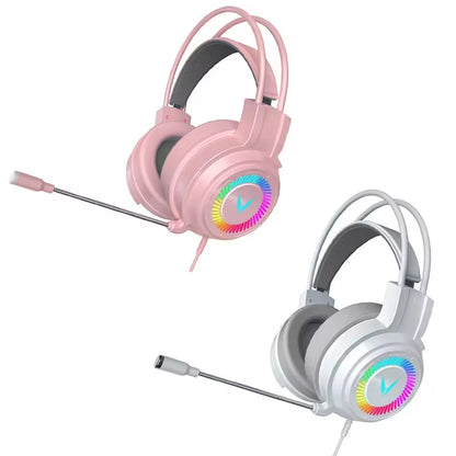 G60 Gaming Headset 7.1 Stereo Svirtual Surround Bass Earphone Headphone with Mic LED Light for Computer PC Gamer Foldable G58