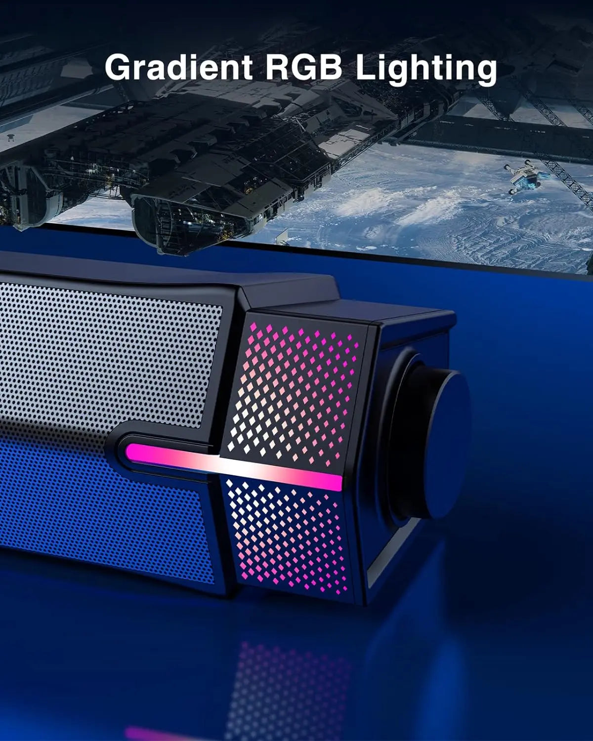 M20 Bluetooth Computer Speakers for PC Desktop Monitor, Wired Usb-Powered,Combine/Separate to Customize Your Desk