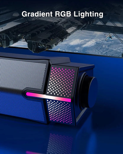 M20 Bluetooth Computer Speakers for PC Desktop Monitor, Wired Usb-Powered,Combine/Separate to Customize Your Desk