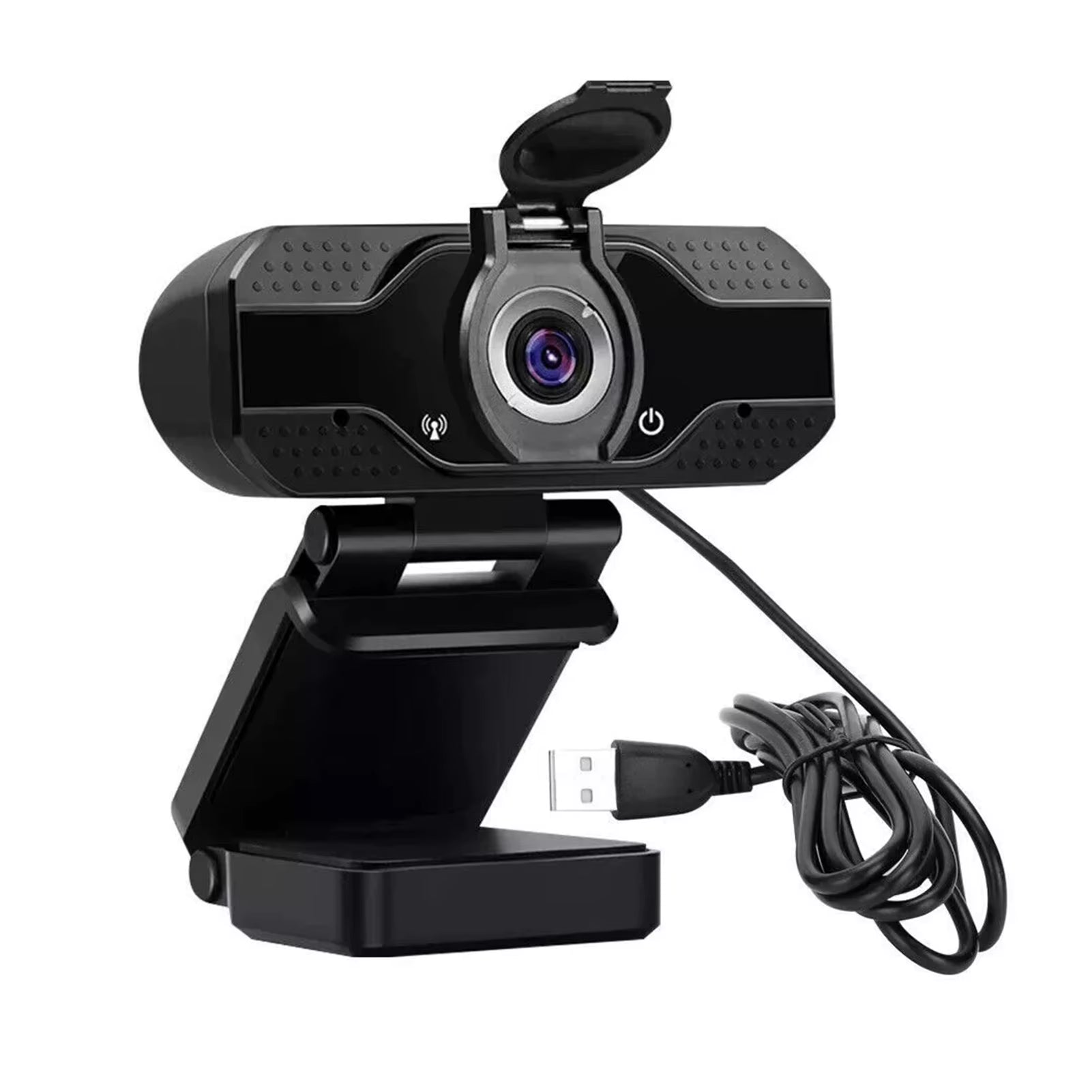 1080P Full HD Web Camera Manual Focus Computer Camera with Universal Clips Fits Laptops Desktops Monitors Webcam with Microphone