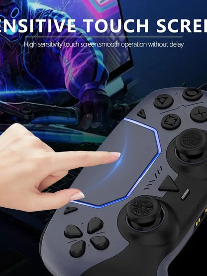 Wireless Gaming Controller for Ps5/Pc/Steam Deck  Effect Marco Dual Vibration 6-Axis Motion Contro Gamepad with Speaker