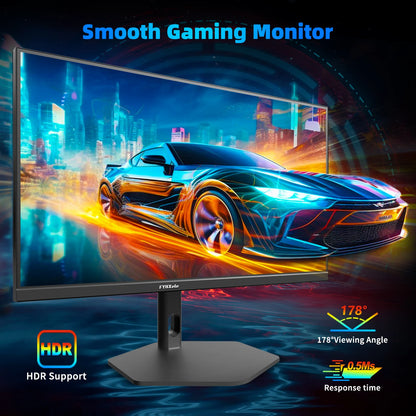 27 Inch 380Hz Gaming Monitor 1080P IPS 0.5Ms GTG Computer Monitor Adjustable Vertical Monitor Support Freesync HDR VESA