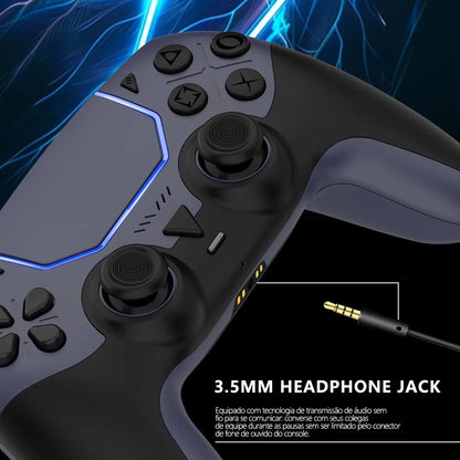 Wireless Gaming Controller for Ps5/Pc/Steam Deck  Effect Marco Dual Vibration 6-Axis Motion Contro Gamepad with Speaker